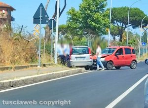 Viterbo - Incidente sulla Tuscanese