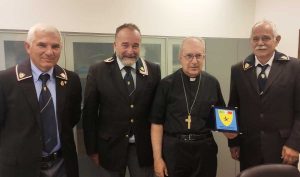 Civitavecchia - Una delegazione Ansi col vescovo Gianrico Ruzza