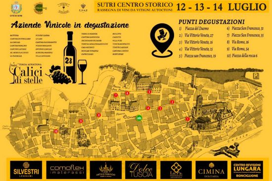 Seconda edizione di "Tusciautoctona - Calici di stelle a Sutri"