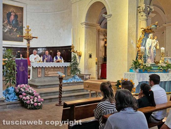 Canepina - Il funerale di Beniamino Mechelli