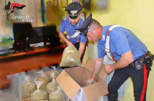Carabinieri - La droga sequestrata