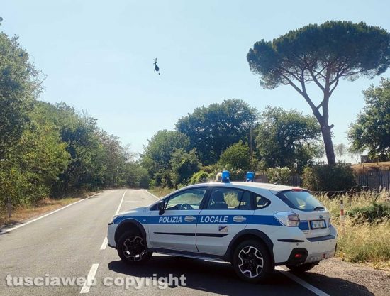 Viterbo - Incendio, chiusa di nuovo la Tuscanese