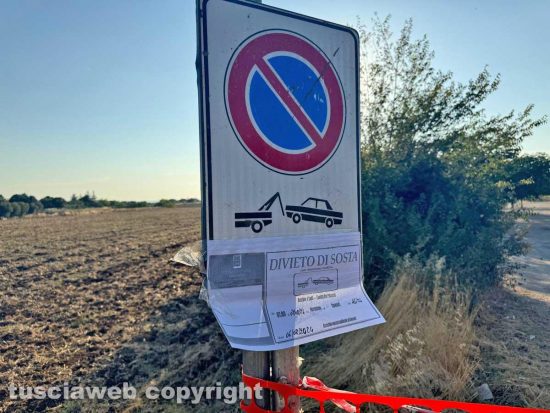 Viterbo - Interdetta l'area di sosta su strada Terme
