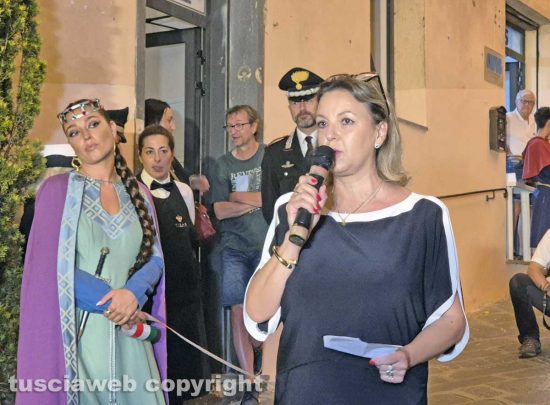 Montefiascone - L'inaugurazione della 64esima Fiera del Vino - L'intervento di Carla Mancini