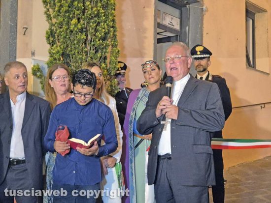 Montefiascone - L'inaugurazione della 64esima Fiera del Vino - La benedizione del vescovo Fabio Fabene