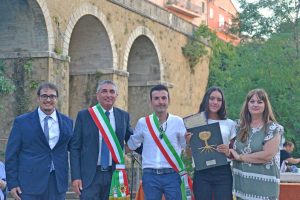 La vincitrice della Farnia d'Oro giovani Sofia Billi