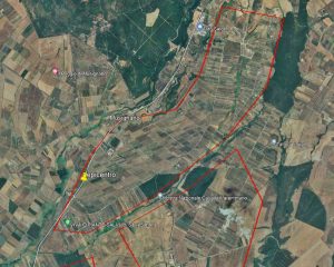 Canino - Epicentro terremoto e area Cnai VT-34