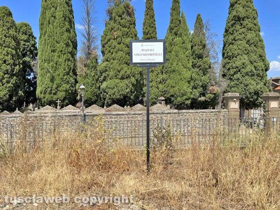 Viterbo - Bagnaia - La zona del cimitero