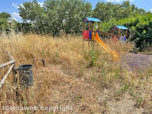 Viterbo - Bagnaia - Il parco delle case popolari