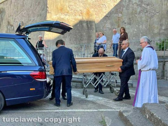 Viterbo - I funerali di Fabio Caroli
