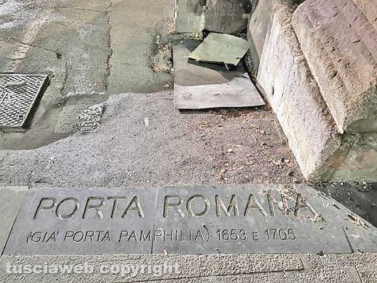 Viterbo - Catrame a porta Romana