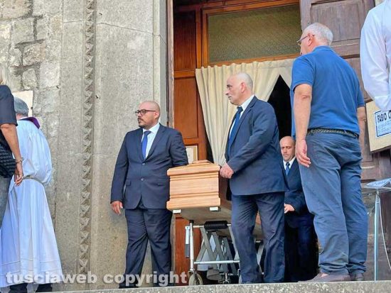 Viterbo - I funerali di Fabio Caroli