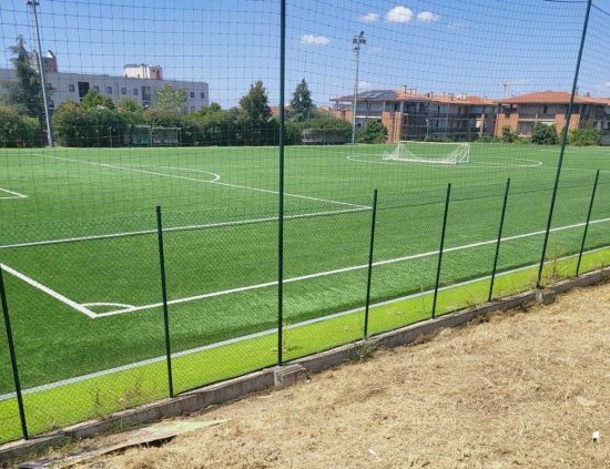 Il campo del Pilastro ripulito dalla Fc Viterbo 