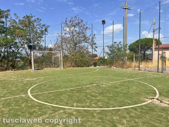 Viterbo - Tobia - Il campo di calcetto