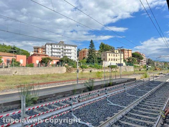 Viterbo - La stazione ferroviaria di porta Romana