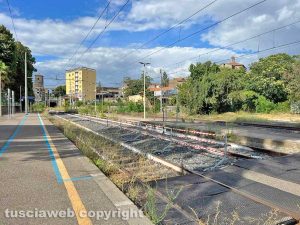 Viterbo - La stazione ferroviaria di porta Romana