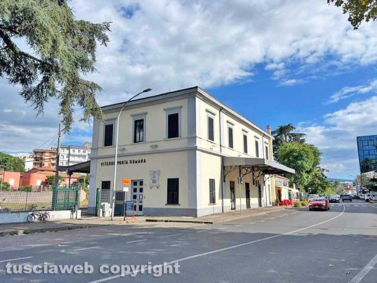 Viterbo - La stazione ferroviaria di porta Romana