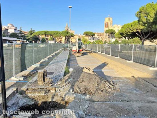 Viterbo - I lavori al Sacrario