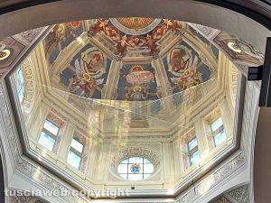 Viterbo - La cupola della chiesa di Santa Rosa