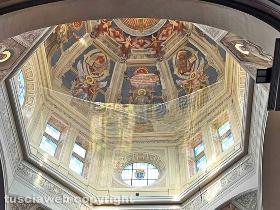 Viterbo - La cupola della chiesa di Santa Rosa