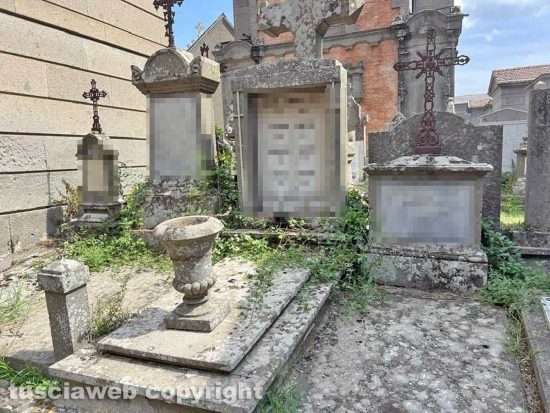 Viterbo - Il degrado e l'abbandono del cimitero San Lazzaro