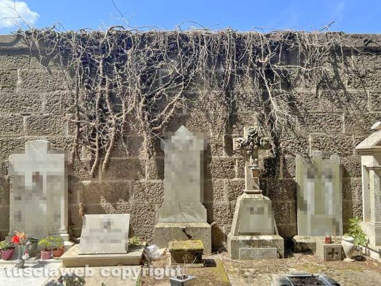 Viterbo - Il degrado e l'abbandono del cimitero San Lazzaro