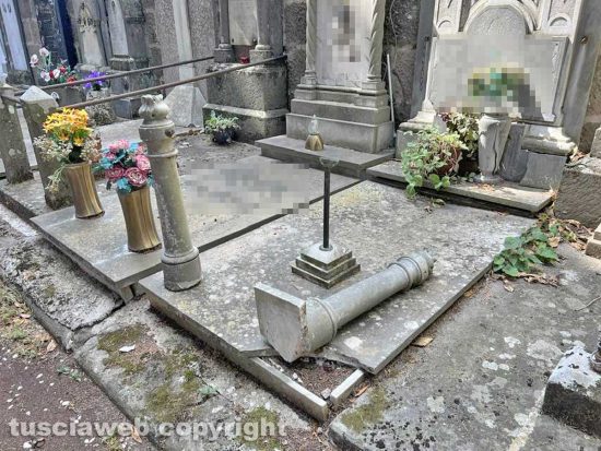 Viterbo - Il degrado e l'abbandono del cimitero San Lazzaro
