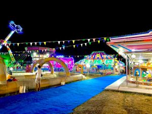 Le giostre a Tarquinia Lido