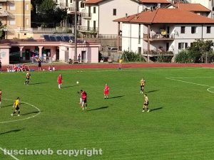 Bagnoregio - Un momento della partita Orvietana - Fc Viterbo