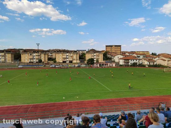 Bagnoregio - Un momento della partita Orvietana - Fc Viterbo