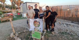 Civitavecchia - L'associazione Bioma ripristina le recinzioni al giglio bianco