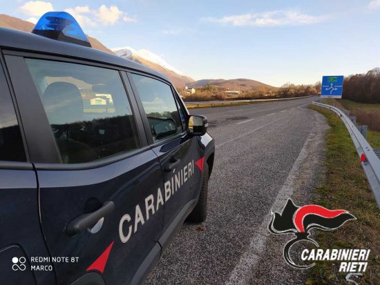 Cittaducale - Guida in stato di ebrezza, due denunce