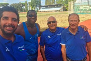 Sport - Atletica leggera - Raduno Tenico a Viterbo per l'atleta paralimpico Oney Tapia