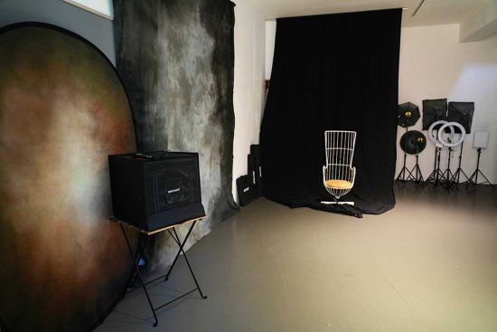 Viterbo - Un angolo dello studio fotografico