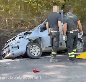 Monte Romano - Incidente sull'Aurelia bis