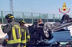 Trieste - Carambola di auto sull'A4