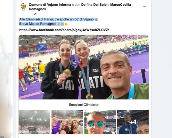 Vejano - Matteo Romagnoli alle Olimpiadi di Parigi