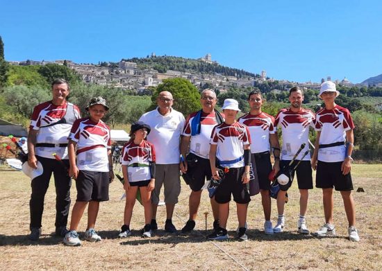 Gli arcieri delle due torri ad Assisi