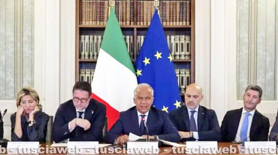 Roma - La conferenza stampa di Ferragosto del ministro Matteo Piantedosi