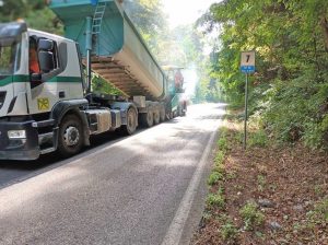 Caprarola - Riasfaltatura della SP Valle di Vico