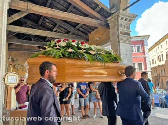 Civita Castellana - I funerali di Fabrizio Rompietti