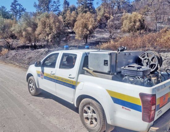 San Lorenzo Nuovo - Incendio in località Monte Landro