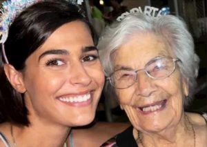 Alice Sabatini con la bisnonna Augusta