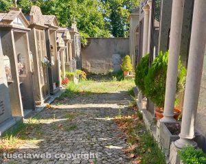 San Martino al Cimino - Il degrado del cimitero