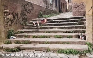 Viterbo - San Faustino - Degrado in via Bellavista