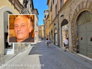 Viterbo - Corso Italia - Nel riquadro Gaetano Labellarte