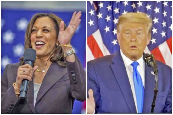 Kamala Harris e Donald Trump