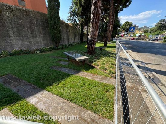 Viterbo - Risistemato parco Melvin Jones