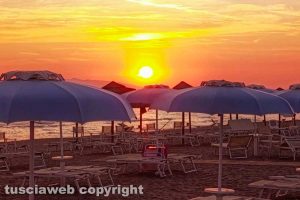 Tarquinia - Tramonto a Riva dei Tarquini