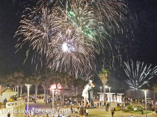 Civitavecchia - I fuochi alla Marina